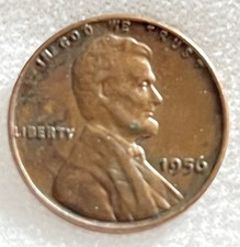 1956 Wheat Penny No Mint Mark L On Rim Error Coin & Other Mint Mark