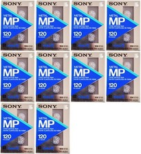 10 Sony 120 Metal Particle MP 8mm Video Cassette Tape P6-120MP - Made in Japan