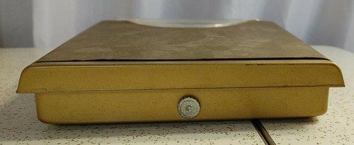 Vintage Scale/ Retro 1950's BORG Bathroom Scale. GOLD Works - Picture 8 of 11