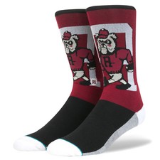 STANCE Klay Thompson Rocco Mascot Crew Socks sz L Large (9-12) Burgundy Warriors