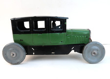 Jouet pompier chinois en tole / jeep mécanique / collection jouets anciens / voiture Oldtimer tacot ancien - France