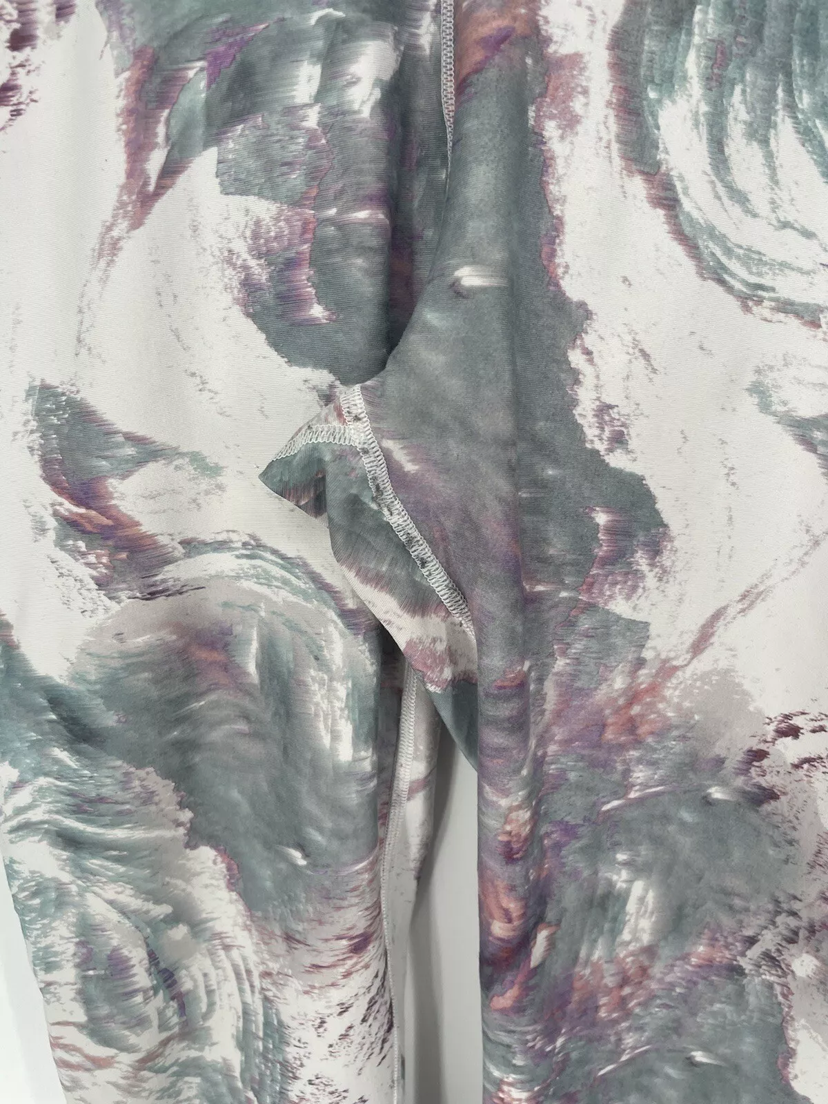 fabletics workout powerhold tummy control galaxy marble leggings