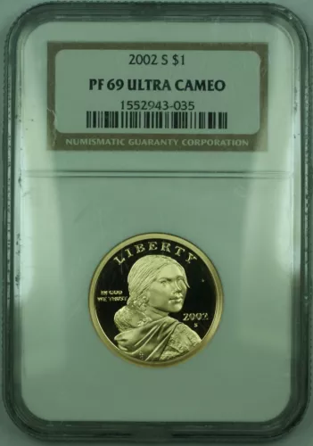 2002-S Proof Sacagawea Dollar $1 NGC PF-69DCAM