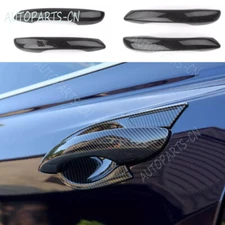 ABS Carbon Fiber Outside Door Handle Decor cover Trim For Genesis G80 2021-2025