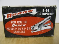 Case Arrow S 66 Staples For P66 P98 Staplers 12 Boxes 12,000 Staples Vintage 60s Case Arrow S 66 Staples For P66 P98 Staplers 12 Boxes 12,000 Staples Vintage 60s