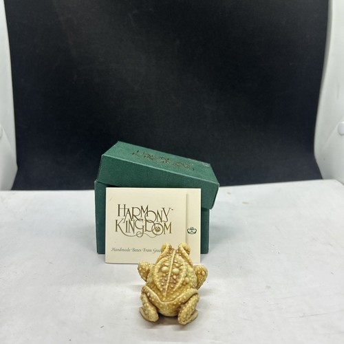 Harmony Kingdom Princely Thoughts Frog Early UK Made Box Figurine - Picture 2 of 3