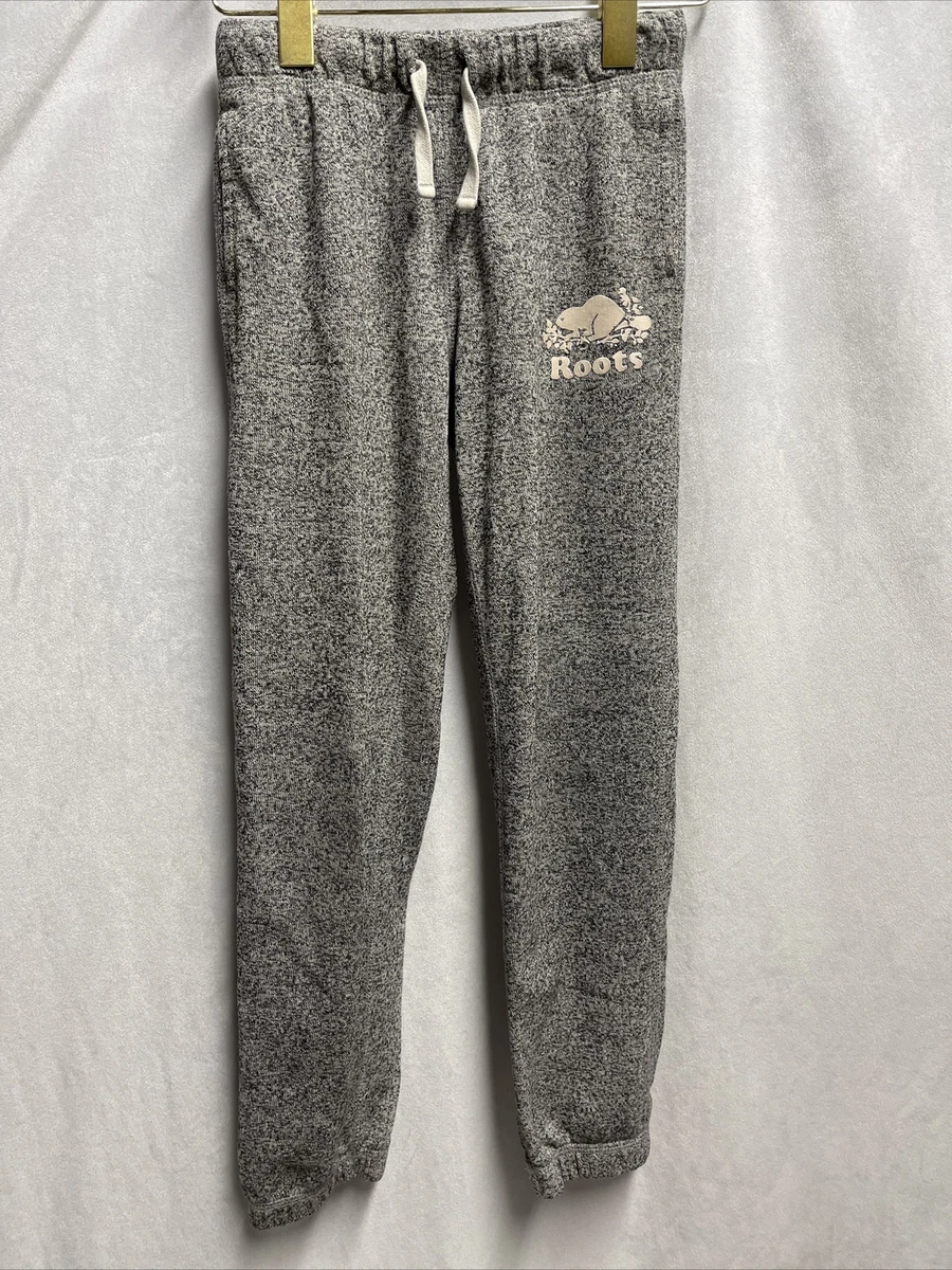 Roots Canada Sweatpants Youth Kids Size 10 Heathered Gray Joggers Track  Pants