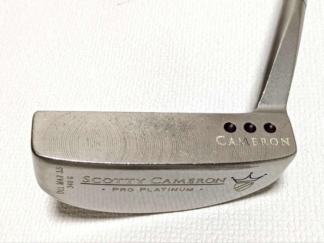 プロプラチナム デルマー3.5 スコッティキャメロン Scotty Cameron PRO PLATINUM DEL MAR 3.5 34in Putter Steel