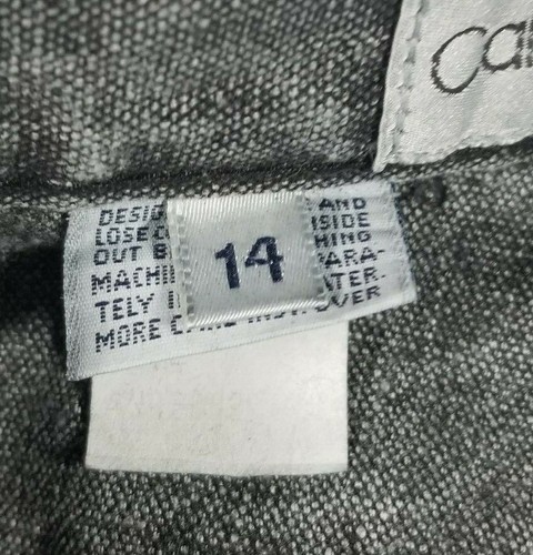 Jean para mujer Calvin Klein Western talla 14 cintura alta negro década de 1970 nuevo con etiquetas - Imagen 6 de 12