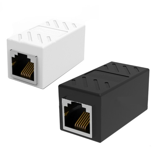 RJ11 6P6C 6P4C 6P2C Telephone Straight Coupler, Telephone Cable Extender Joiner
