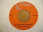 CUCA 45 RECORD/ALVIN STYCZYNSKI/MY WIFE SHE GOT DRUNK/BLACK JOHN/ J-1446/NR MINT — photo 1