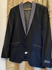 HUGO BOSS Black Gray 100 Wool Jacket Mens - EU 52 / US 42 R