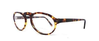 New Women's Club LA 2969 Oval Keyhole Bridge Tortoise Black