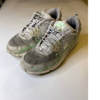 Nike Air Max 90 Sail Neon Green CZ9078-010 Mens Size 10.5 | eBay