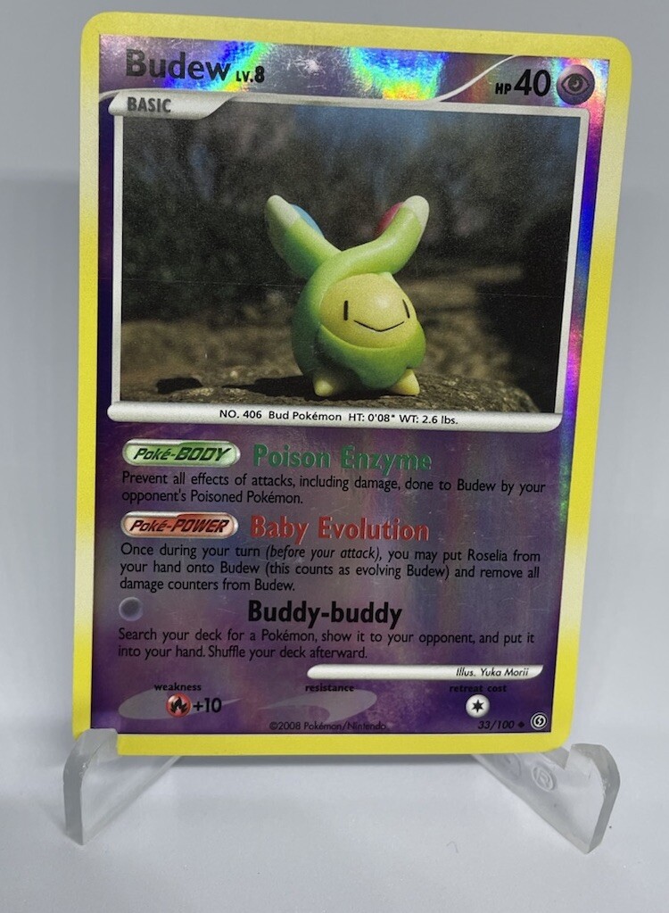 Budew #33/100 (2008) - Stormfront Reverse Holo - NM/LP Condition