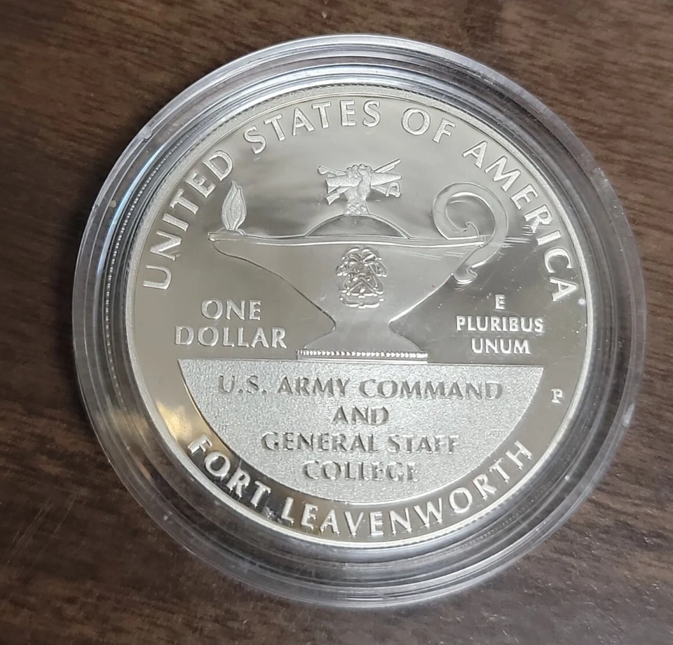 2013 P 5-Star Generals Commemorative Proof Silver Dollar  - Image 3 of 3