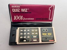 Coleco Quiz Wiz Cartidge/Quiz Book 1. 1001 Questions with Game NOT WORKING