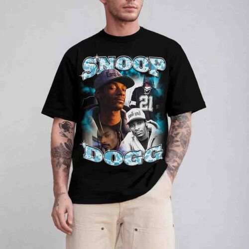 90s Bootleg Snoop Dogg T-Shirt Rap Hip Hop Music Unisex Streetwear