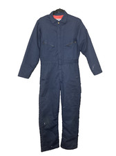 Berco Work Apparel Insulated Coveralls Navy Blue-Size Large Vintage