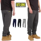 Mens Work Cargo Jogging Bottoms Size S to 5XL By SITE KING - TRACKSUIT JOGGER