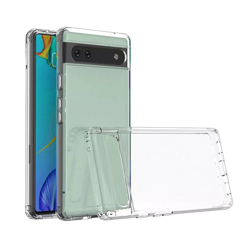 High Quality TPU+PC Hybrid Transparent Case for Google Pixel 7 / 7 Pro - Picture 5 of 6