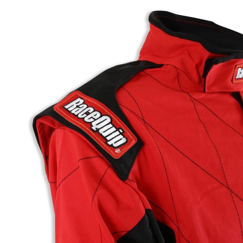 RaceQuip One Piece Single Layer Racing Driver Fire Suit SFI 3.2A/1 2XL Red - Picture 6 of 11
