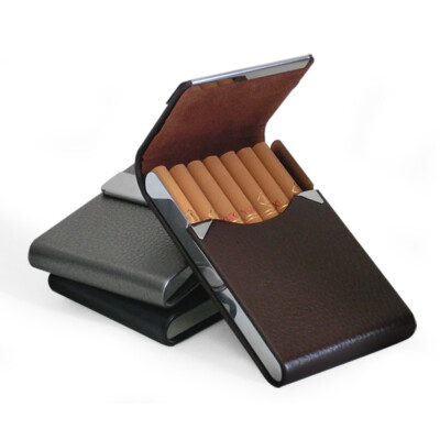 Pocket Tobacco Box Case PU Leather Slim Cigarette Roll Up Holder Hot