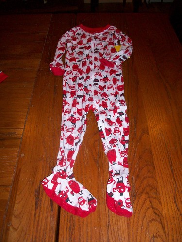 Nwt THE CHILDRENS PLACE infant toddler boys PAJAMA feet - Picture 2 of 7