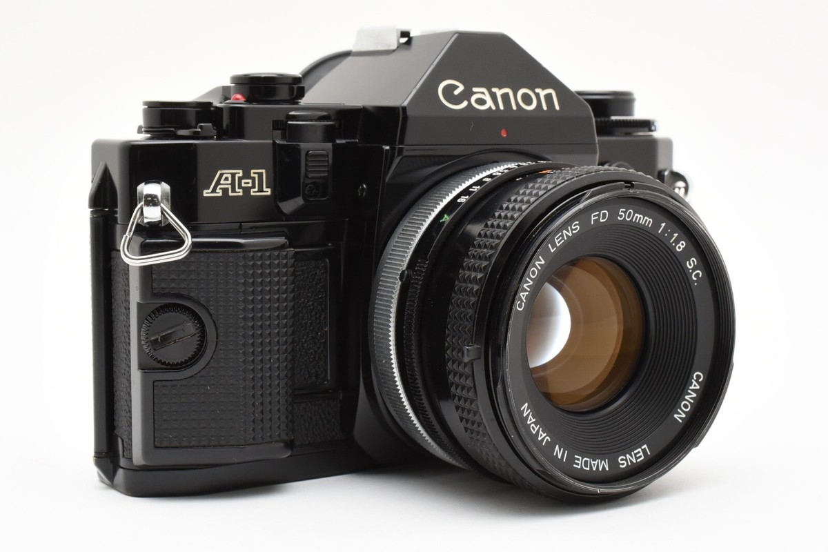 【C5123】Canon キヤノン A-1 + FD 50mm 1.8 S.C. Amazon.com: Canon 50MM f1.8 FD Mount Lens for SLR Canon A-1