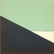 Medium Abstract Painting 2x2 ft. Post-Modernism Geometric Demrin OOAK NEW