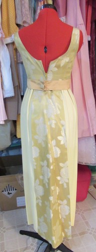 Yellow and Gold prom/bridesmaid dress, 60s style, size 4? - Picture 4 of 8