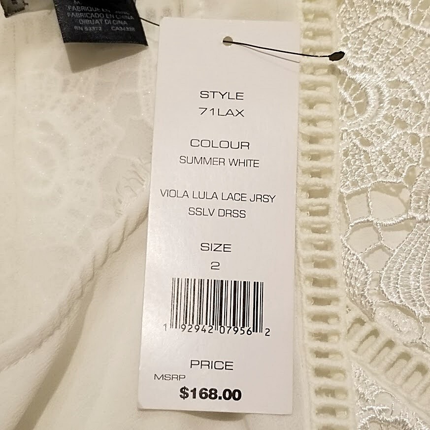 トップス R Nwt French Connection White Lace Dress 2 Viola Lula Chic Wedding