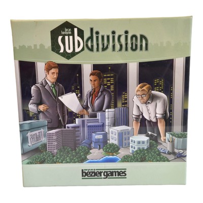 New, Factory Sealed Subdivision The Board Game Family Teen Games Lucas Hedgren