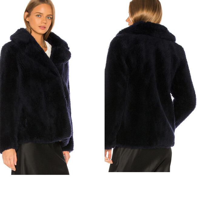 Giacca cappotto orsacchiotto Yves Salomon Meteo nuovo con etichette taglia 40 Made in France. $1200