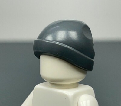 LEGO Minifigure Ski Beanie Cap Dark Bluish Gray Figure Headgear