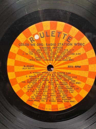 VINTAGE VINYL LP COLOR ME OBG RADIOSENDER WDRC ROULETTE R-25347 - Bild 3 von 7