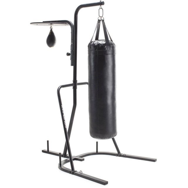 Boxing Bag With Stand Up Heavy Gold S Gym Dual Station
