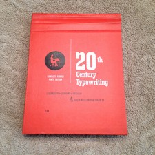 20th Century Typewriting complete course-9th edition T30,  hardcover  thumbnail