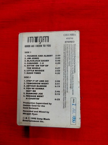 Bob Dylan Good As I Been To You 1993 Clamshell CASSETTE TAPE INDIA indian - Picture 3 of 4