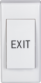 Surface Mount Concealed Desk Release; SPDT Switch; Narrow Stile White Finish - Picture 3 of 4