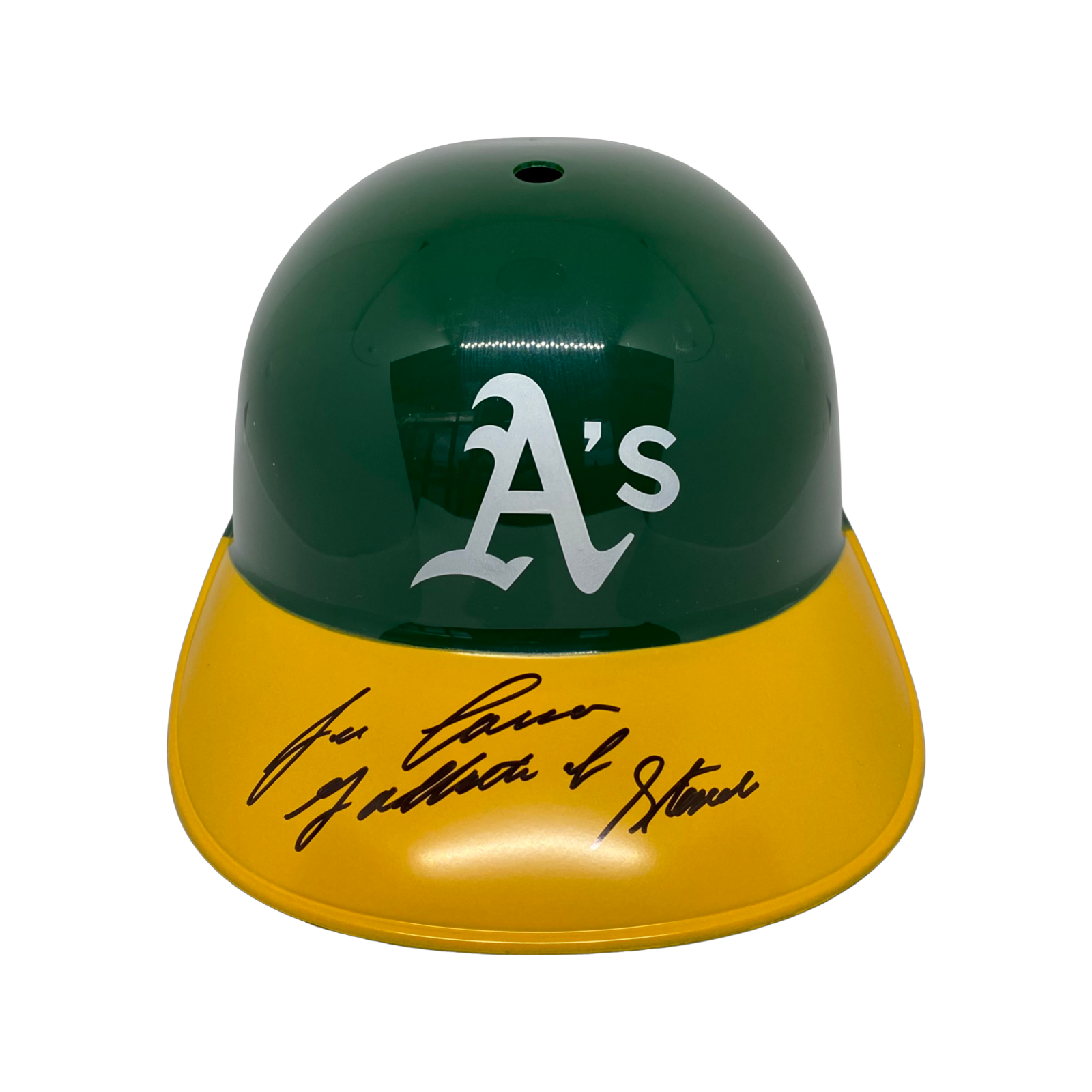 Jose Canseco Autographed Signed Full Size A's Souvenir Helmet JSA Godfather 