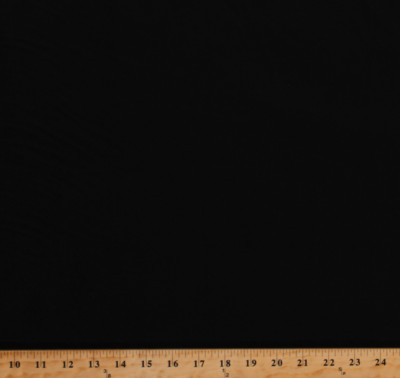 Flannel Black Solid Double Napped Festive Flannel Fabric by the Yard D286.11