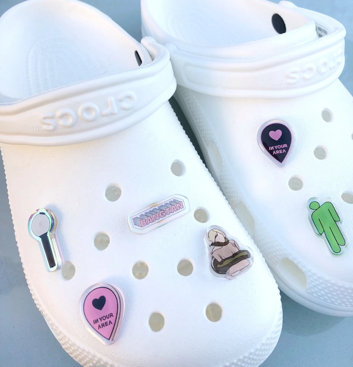 Blohsh/Your Power Crocs Shoe Charms Jibbitz Acrylic