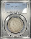 1822 U.S. Liberty Capped Bust Silver Half Dollar 50C Pcgs Vf35