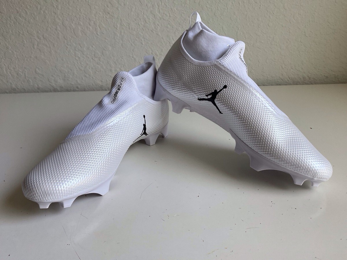 Jordan Vapor Edge Pro 360 Men\'s Size 16 Football Cleats White CV1668-103 RARE Jordan Vapor Edge Pro 360 White Football Cleats CV1668-103  main image 4