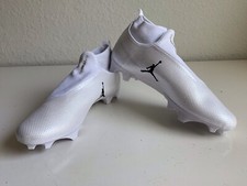 Jordan Vapor Edge Pro 360 White Football Cleats CV1668-103 Men\'s Size‎ 14 Jordan Vapor Edge Pro 360 White Football Cleats CV1668-103  main image 4