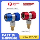 <!--F#f_0-->Pair R134A Quick Connector Adapter Coupler Auto A/C Manifold Gauge Low/High HVAC<!--F/-->