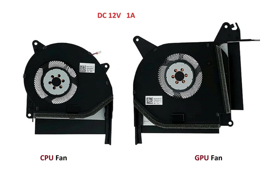 New CPU + GPU Cooling Fan For Asus ROG Strix RTX SCAR II GL704GW GL704GM GL704GV Foto 2 de 2