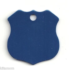 Large Badge Police K-9 Dog Pet ID Tag