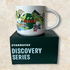 NEW - 2025 Starbucks HAWAII Discovery Series : KAUAI 14oz MUG NEW IN BOX